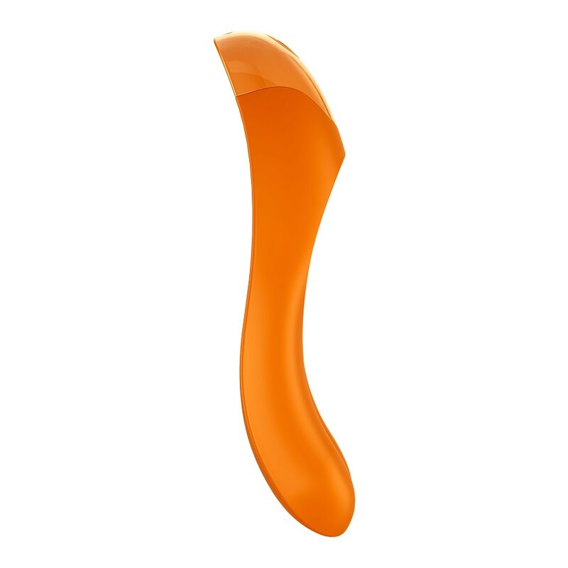 SATISFYER - VIBRADOR DE DEDO CANDY CANE LARANJA