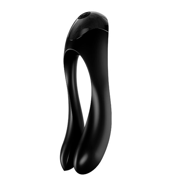 SATISFYER - VIBRADOR DE DEDO CANDY CANE LARANJA