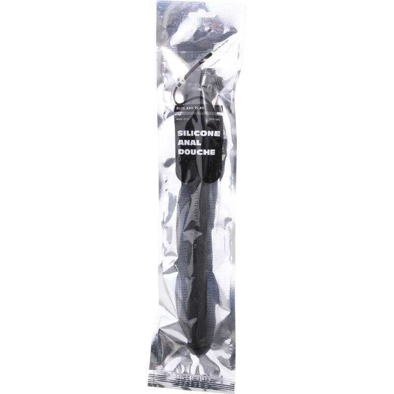 ALL BLACK - DUCHE ANAL SILICONE 27 CM