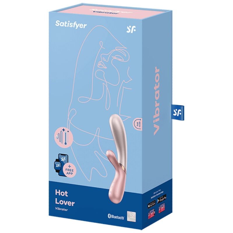 SATISFYER - VIBRADOR HOT LOVER ROSA & BEGE