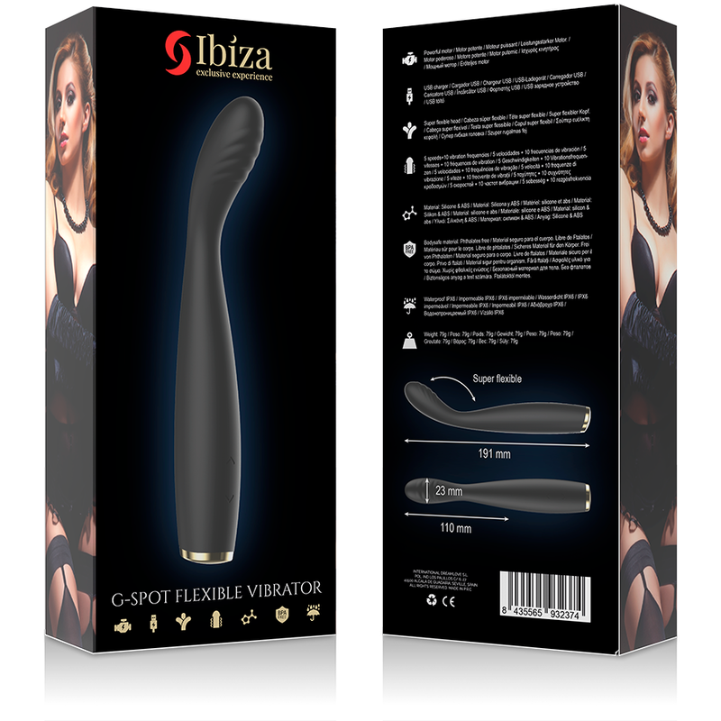 IBIZA - PODEROSO VIBRADOR FLEXÍVEL ESPECIAL G SPOT