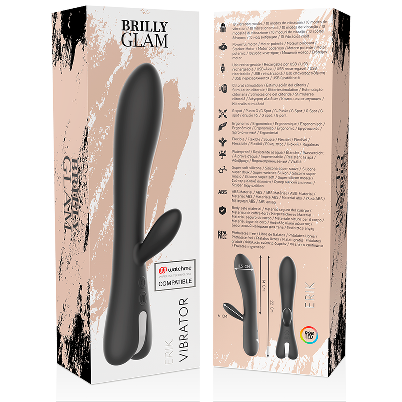 BRILLY GLAM - ERIK VIBRADOR WATCHME WIRELESS TECNOLOGIA COMPATÍVEL