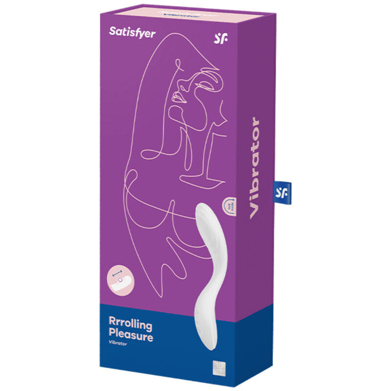 SATISFYER - VIBRADOR RRROLLING PLEASURE GSPOT VERDE