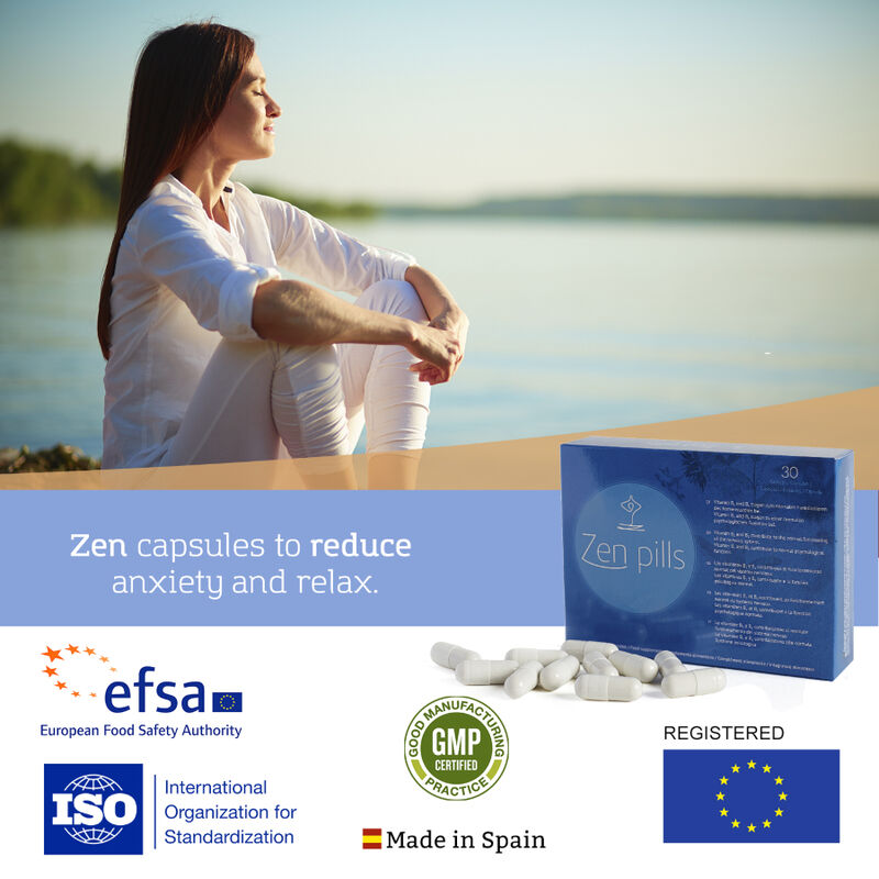 500 COSMETICS - ZEN PILLS CÁPSULAS PARA REDUZIR A ANSIEDADE