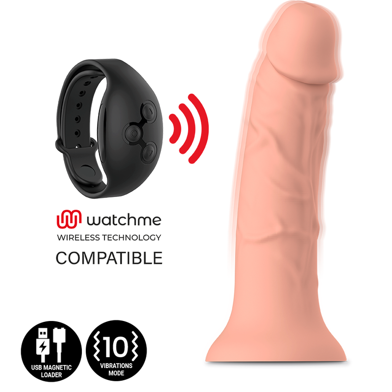 MYTHOLOGY - ASHER ORIGINAL DILDO S - VIBRADOR COMPATÍVEL COM A TECNOLOGIA WATCHME WIRELESS