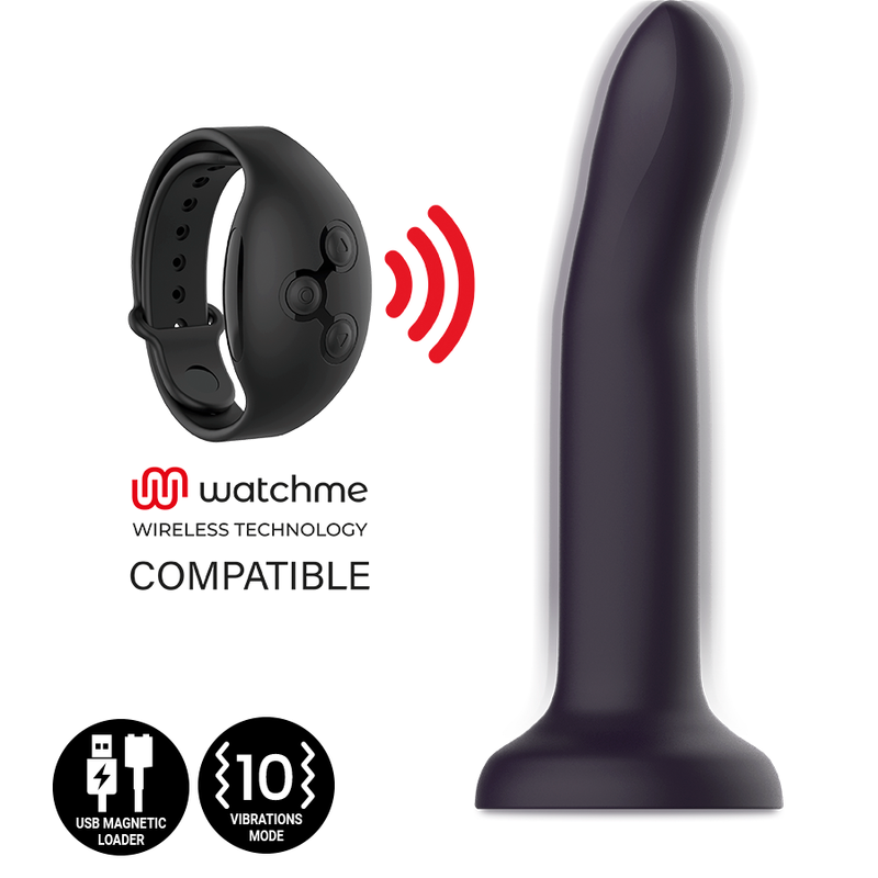 MYTHOLOGY - DUMAN MYSTIC DILDO M - VIBRADOR COMPATÍVEL COM A TECNOLOGIA WATCHME WIRELESS