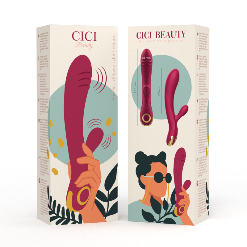 CICI BEAUTY - PREMIUM SILICONE COELHO VIBRADOR