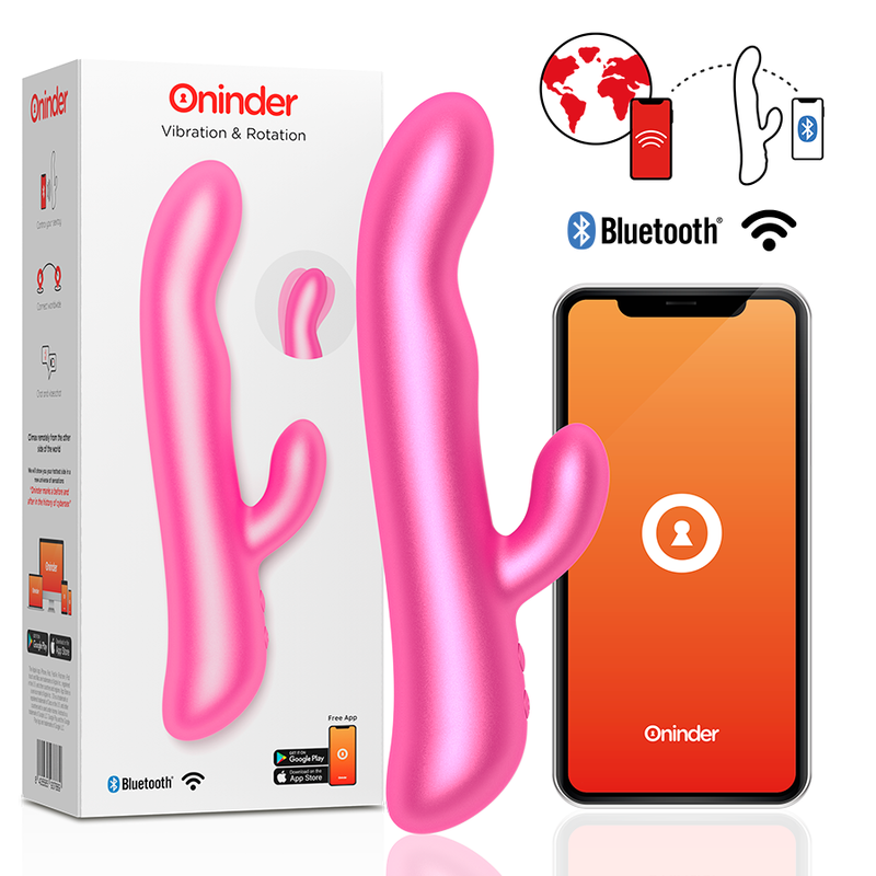 ONINDER - OSLO VIBRATION & ROTATION PINK - APLICATIVO GRATUITO