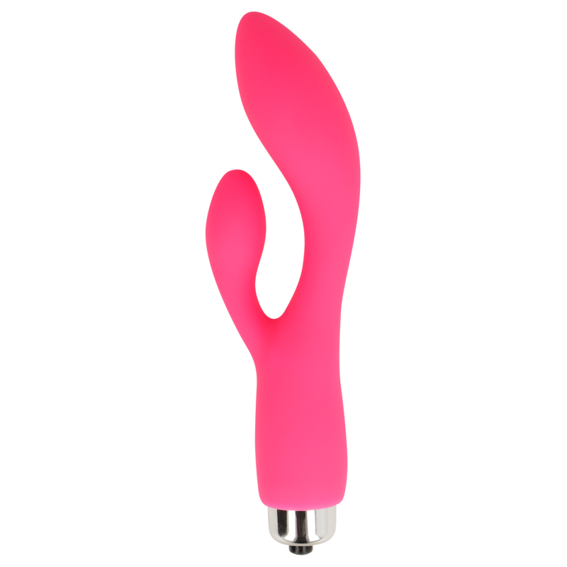 OHMAMA - VIBRADOR COM COELHO 12,5 CM ROSA