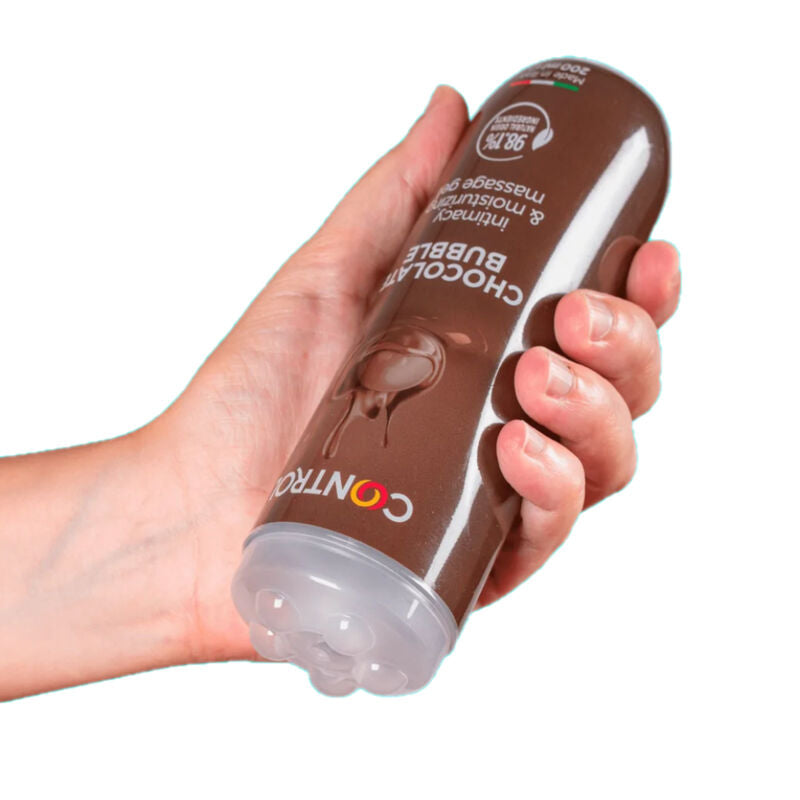 CONTROL - GEL DE MASSAGEM 3 EM 1 BOLHA DE CHOCOLATE 200 ML