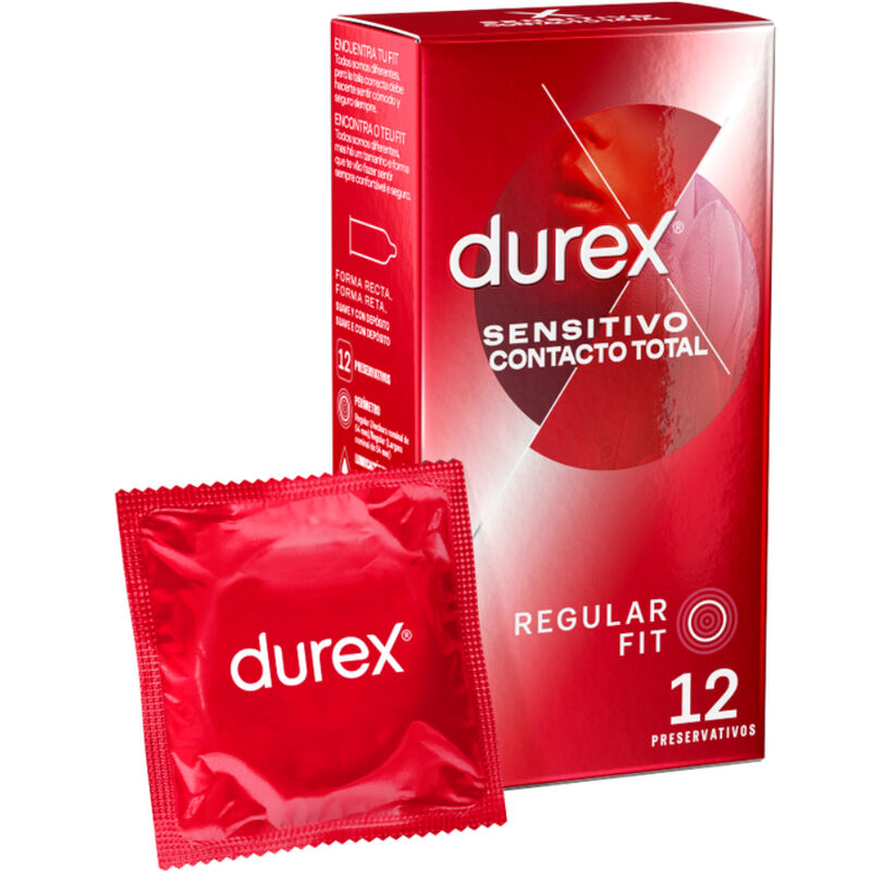 DUREX - CONTATO SENSÍVEL TOTAL 12 UNIDADES