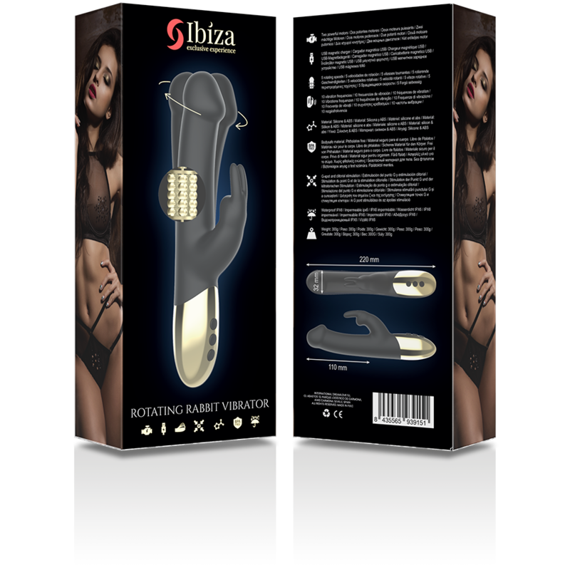 IBIZA - VIBRADOR ROTATIVO DE COELHO