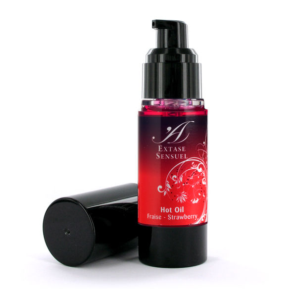 EXTASE SENSUAL - ÓLEO ESTIMULANTE DE CALOR DE MORANGO 30 ML