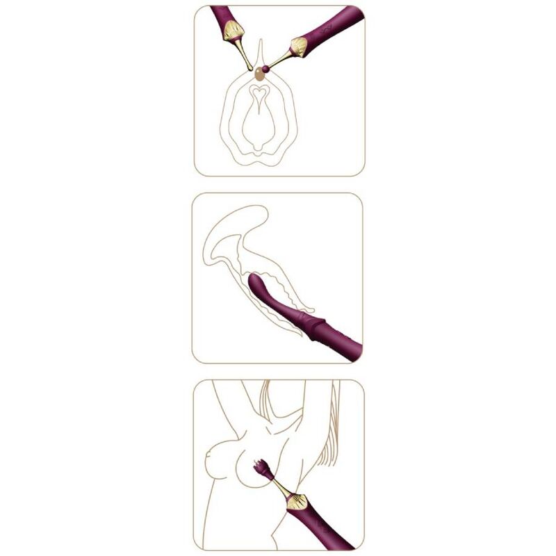 ZALO - BESS 2 CLITORAL MASSAGER PURPLE