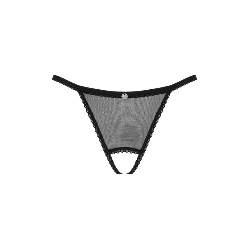 OBSESSIVE - CELIA NOIR TANGA SEM CROTCHLESS XL/XXL