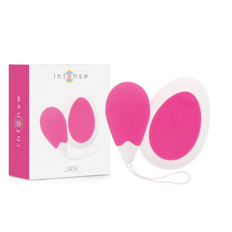 INTENSE - JAN EGG VIBRADOR CONTROLE REMOTO ROSA