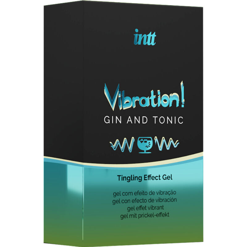 INTT - PODEROSO ESTIMULANTE ÍNTIMO LÍQUIDO VIBRADOR GEL GIN & TÔNICO 15ML