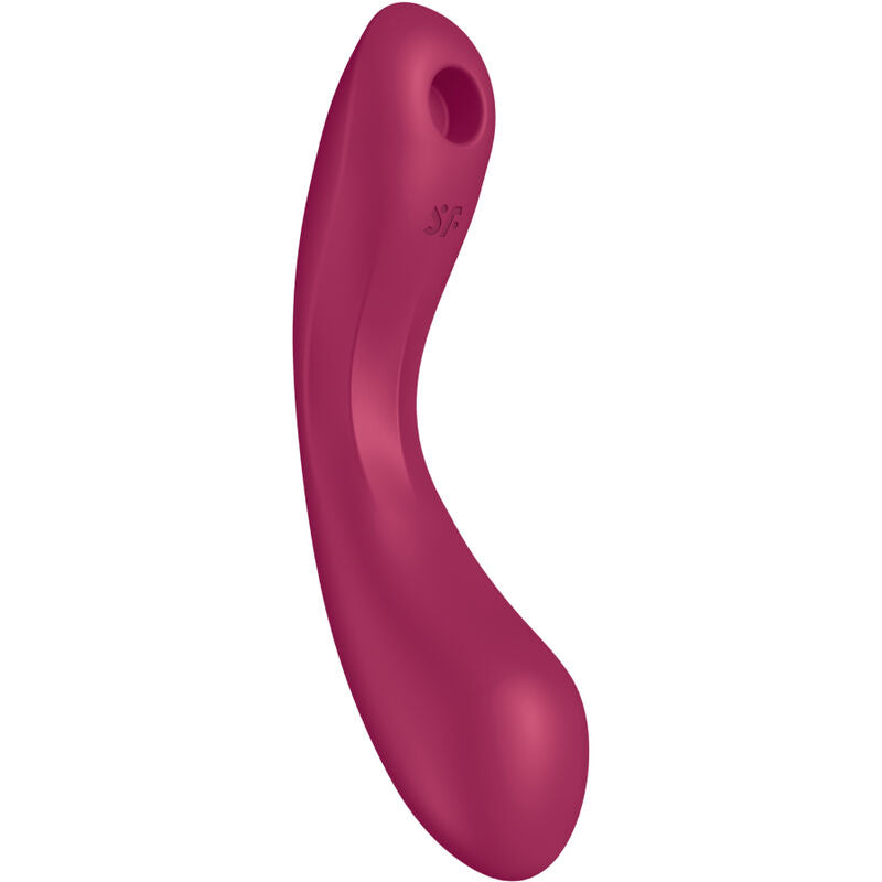 SATISFYER - CURVE TRINITY 1 AIR PULSE VIBRATION VERMELHO