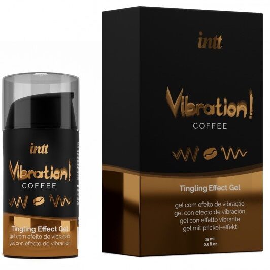 INTT MASSAGE & ORAL SEX - GEL DE MASSAGEM HOT EFFECT SABOR DE CAFÉ