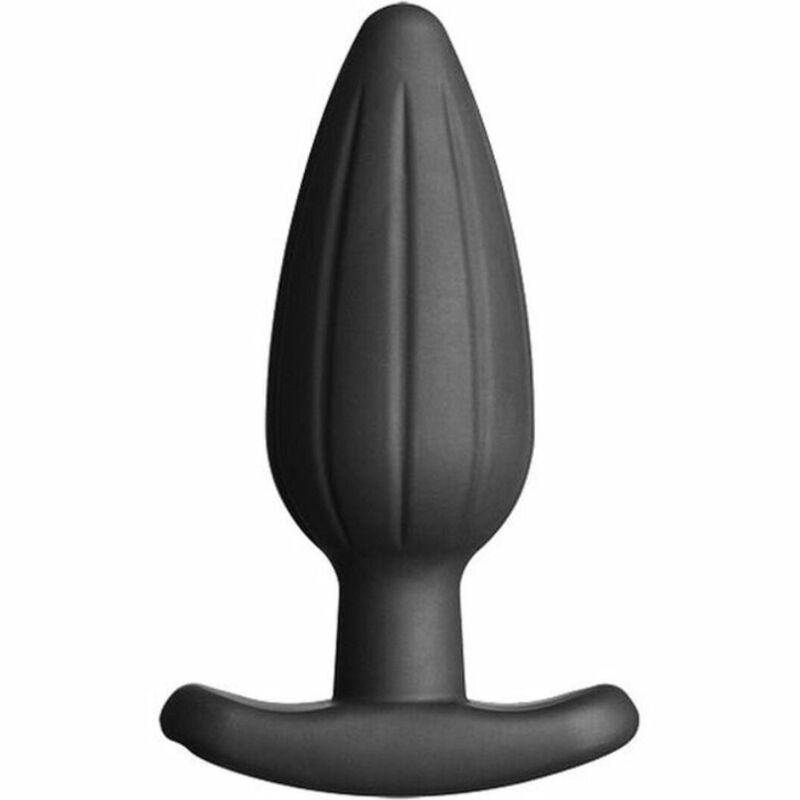 ELECTRASTIM - PLUG ANAL DE SILICONE PRETO ROCKER GRANDE