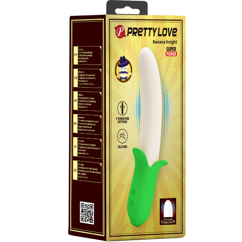 PRETTY LOVE - BANANA KNIGHT SUPER POWER 7 VIBRAÕES DE SILICONE