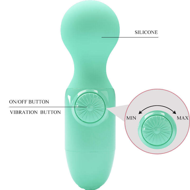 PRETTY LOVE - MINI MASSAGER PESSOAL VERDE