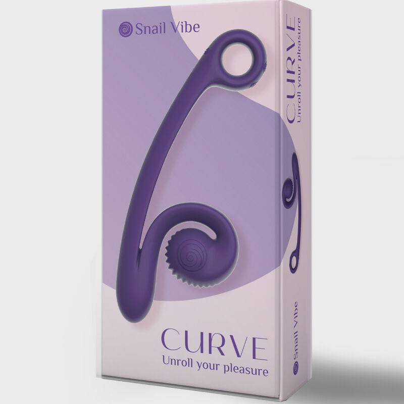 SNAIL VIBE - VIBRADOR CURVA CARACOL VIBE ROSA