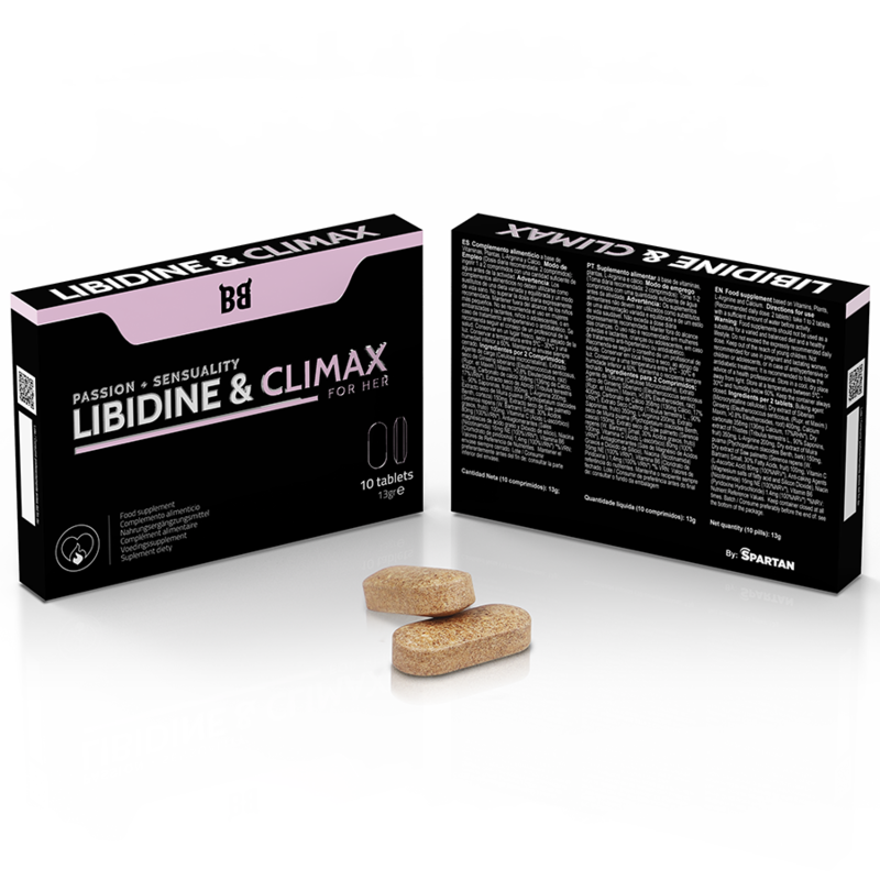 BLACK BULL - LIBIDINE & CLIMAX AUMENTA L BIDO PARA MULHERES 10 CÁPSULAS