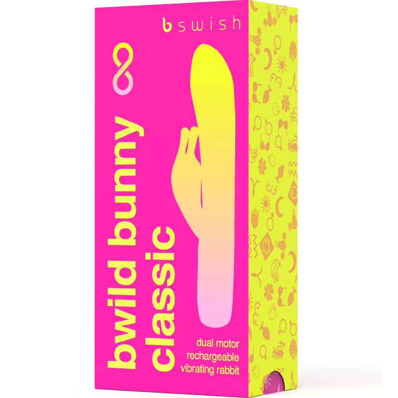 B SWISH - BWILD BUNNY INFINITE CLASSIC RECARREGVEL VIBRADOR ROSA SILICONE