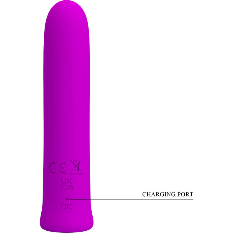 PRETTY LOVE - VIBRADOR CURTIS MINI SUPER POWER 12 VIBRAÕES DE SILICONE VIOLETA