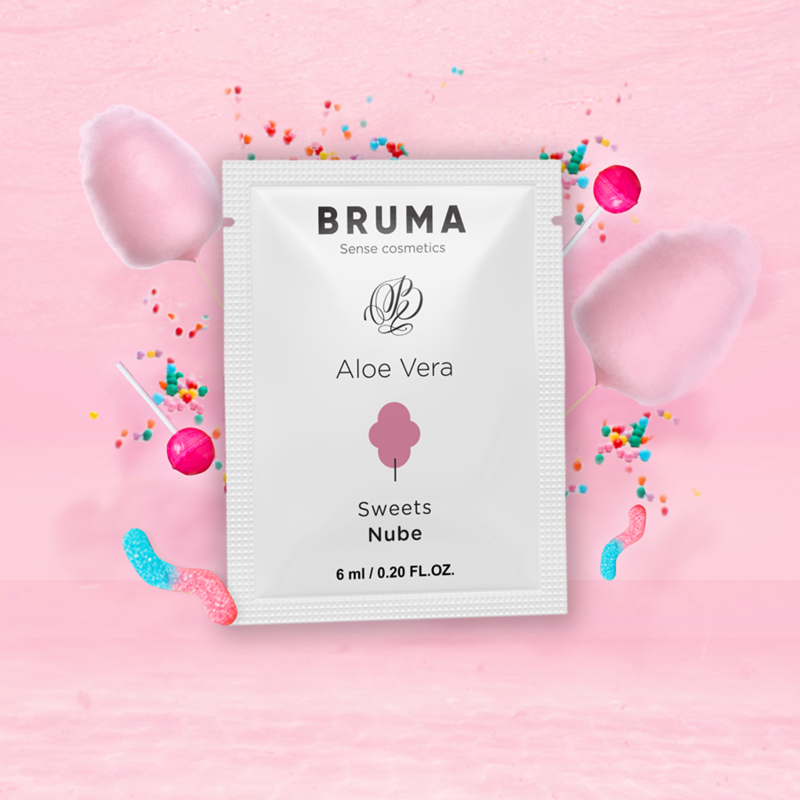 BRUMA - GEL DESLIZANTE DE ALOE VERA SABOR DOCES 6 ML