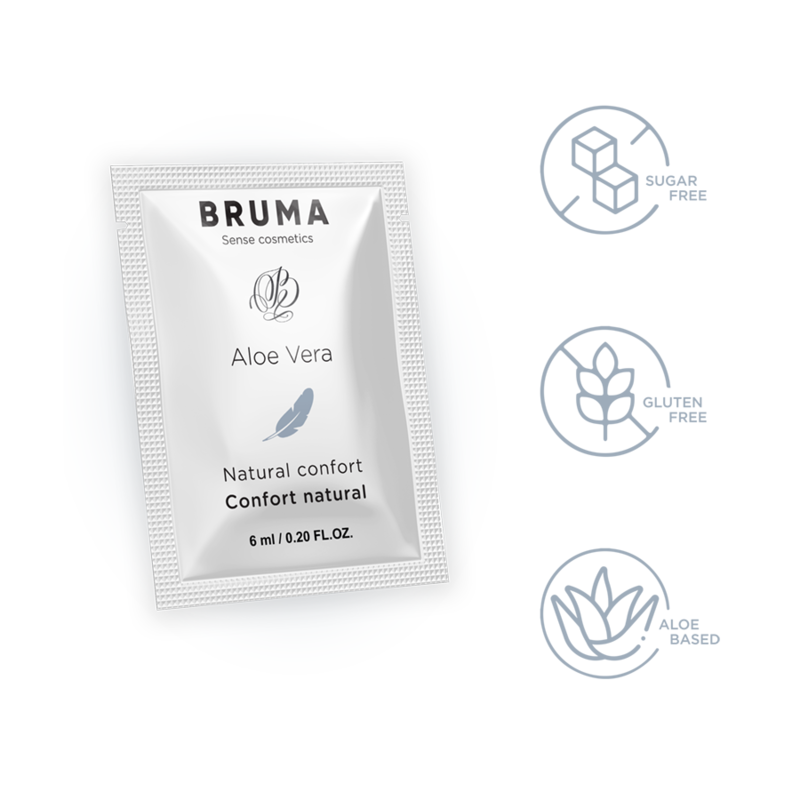 BRUMA - GEL DESLIZANTE DE ALOE VERA NATURAL CONFORT 6 ML