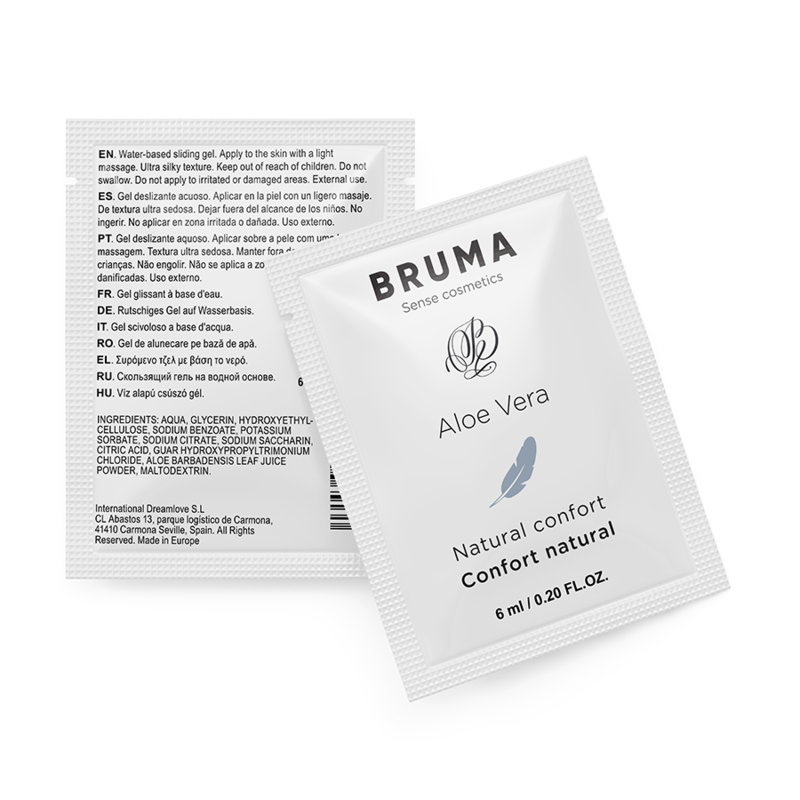 BRUMA - GEL DESLIZANTE DE ALOE VERA NATURAL CONFORT 6 ML