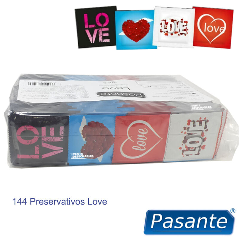 PASANTE - SACO DE AMOR DE PRESERVATIVOS 144 UNIDADES