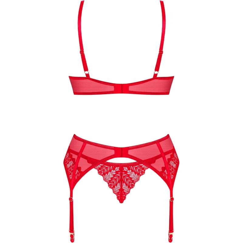 OBSESSIVE - CONJUNTO INGRIDIA TRÊS PEAS VERMELHO XS/S