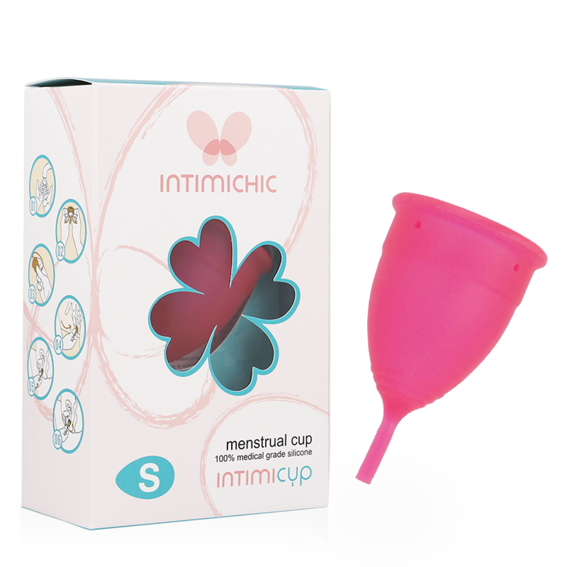 INTIMICHIC - COPO MENSTRUAL GRAU MÉDICO SILICONE - TAMANHO S