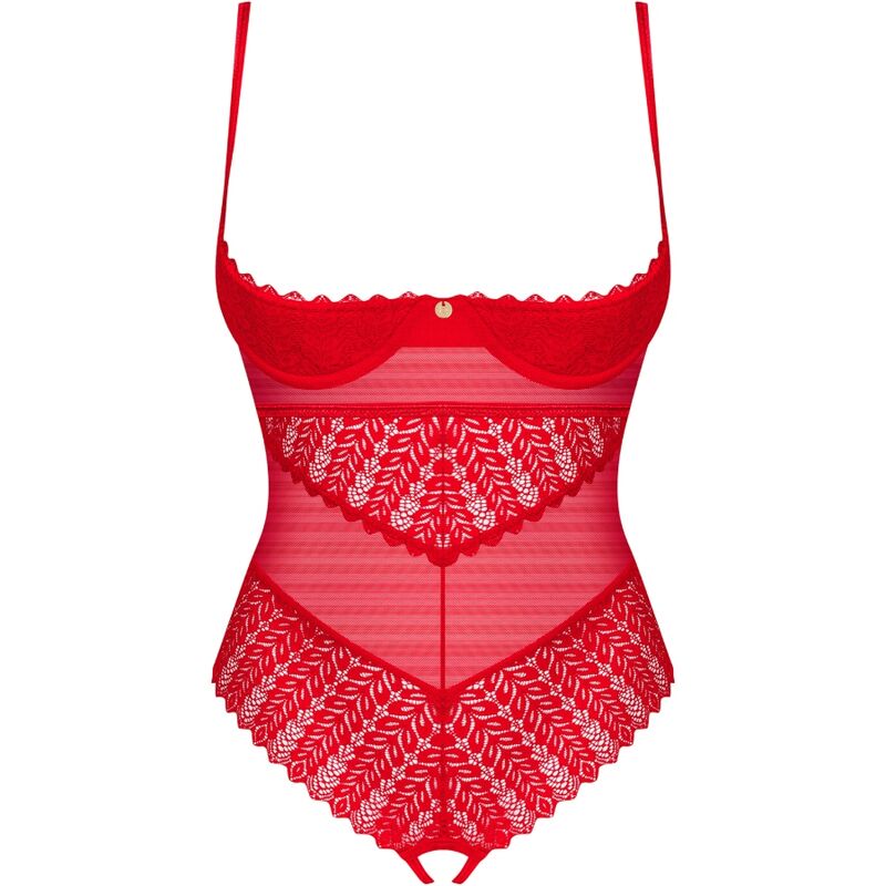 OBSESSIVE - INGRIDIA CROTCHLESS VERMELHO XS/S