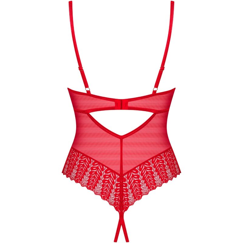 OBSESSIVE - INGRIDIA CROTCHLESS VERMELHO XS/S