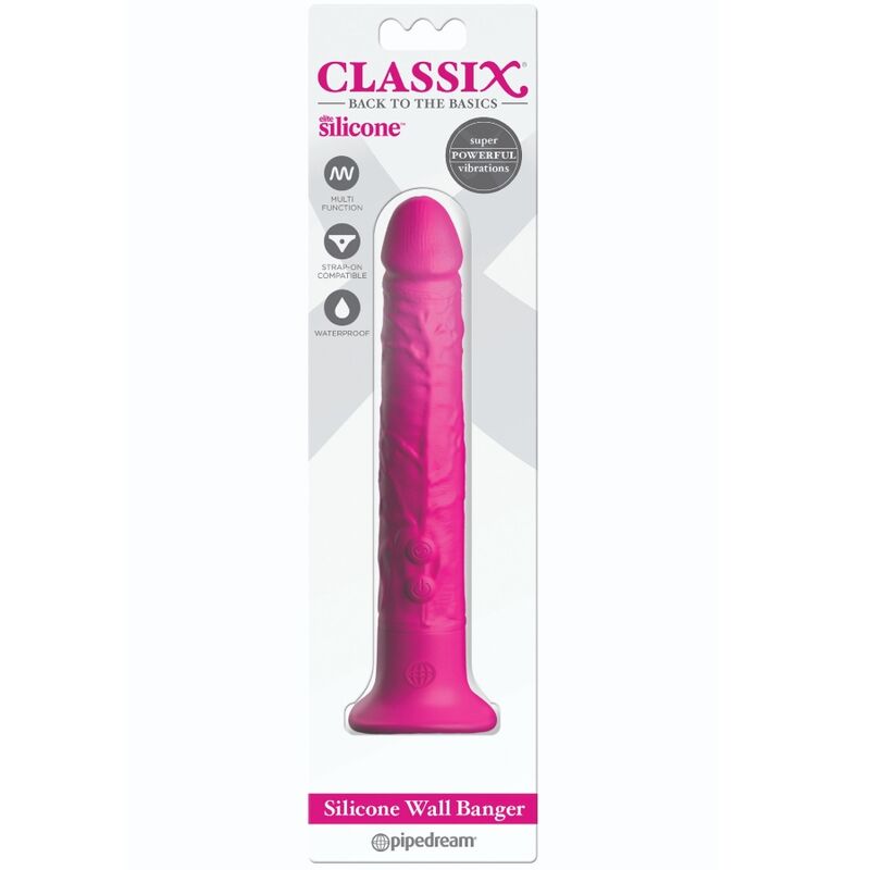 CLASSIX - DILDO DE SILICONE WALL BANGER 15 CM ROSA