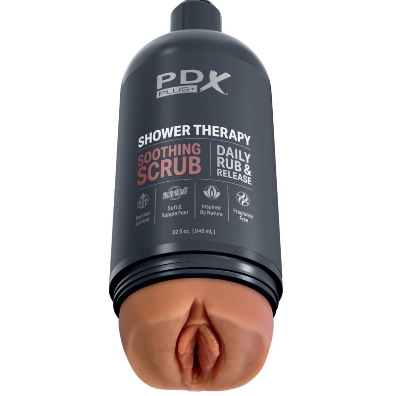 PDX PLUS - STROKER MASTURBATOR DISCREET GARRAFA DESIGN CALMANTE SCRUB CANDY SHAMPOO