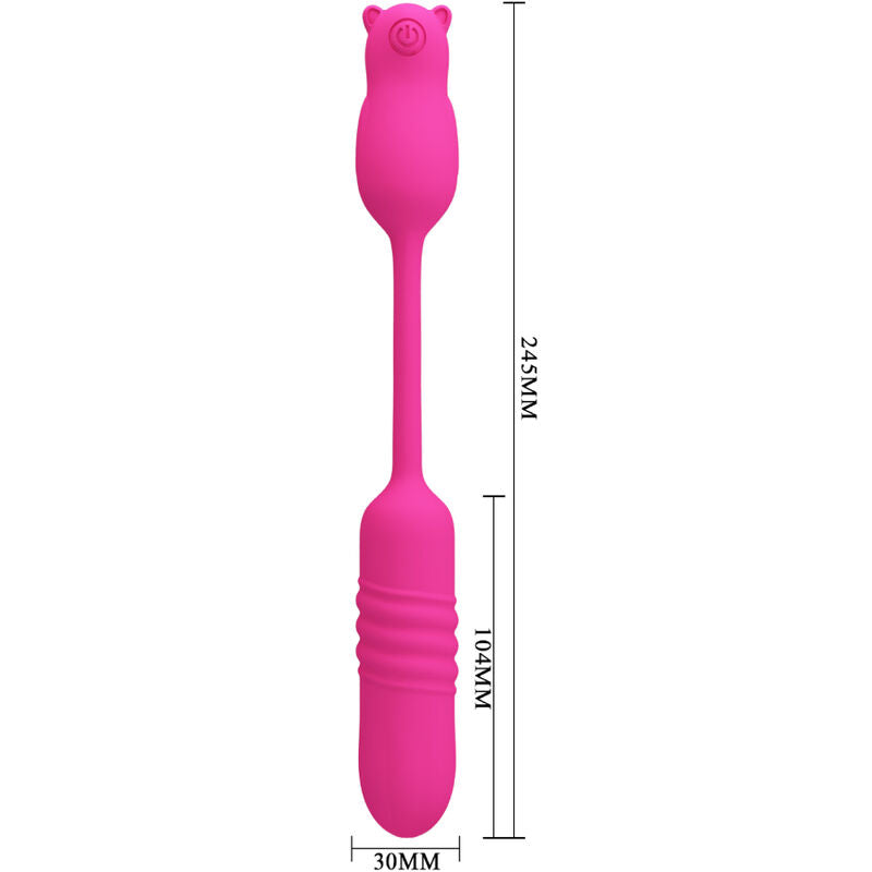 PRETTY LOVE - NOBIKUMA BALA VIBRANTE DE SILICONE ROSA