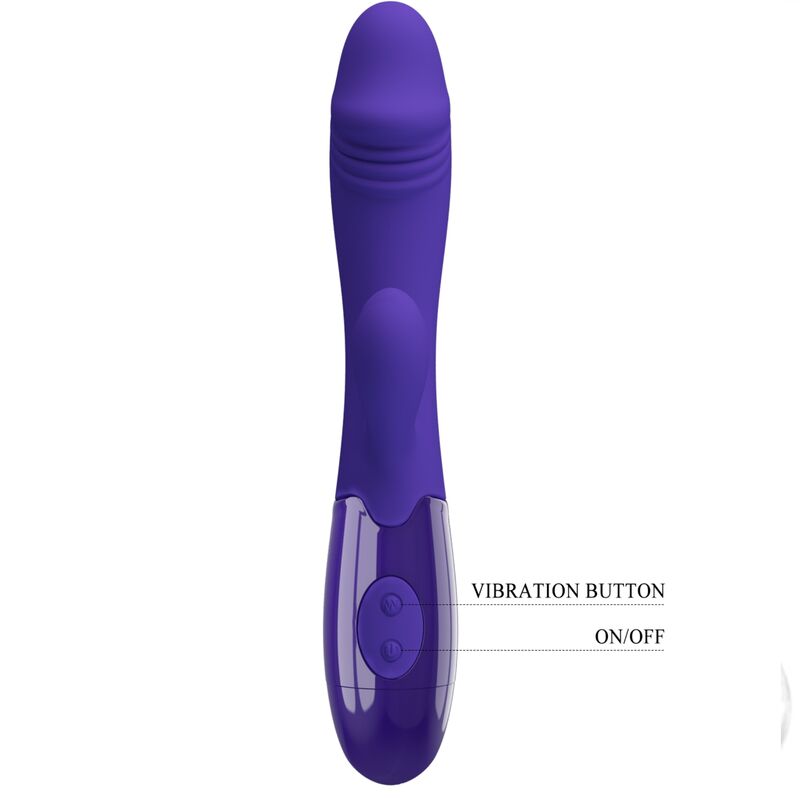 PRETTY LOVE - VIBRADOR SNAPPY YOUTH E ESTIMULADOR DE PONTO G VIOLETA