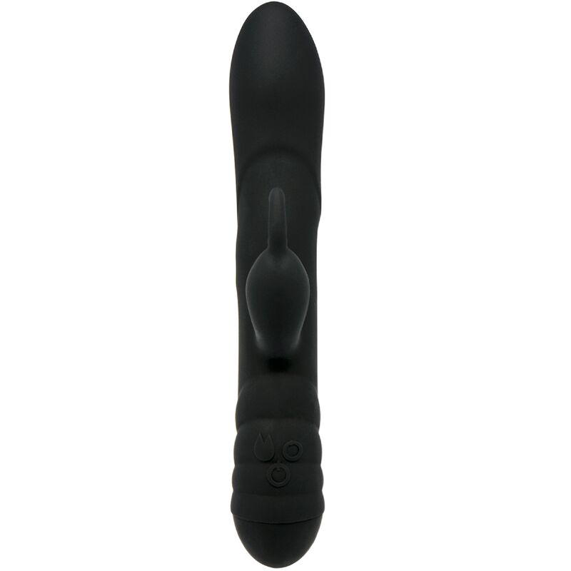 ADRIEN LASTIC - VIBRADOR TWISTER E ROTADOR MASSAGER COELHO PRETO