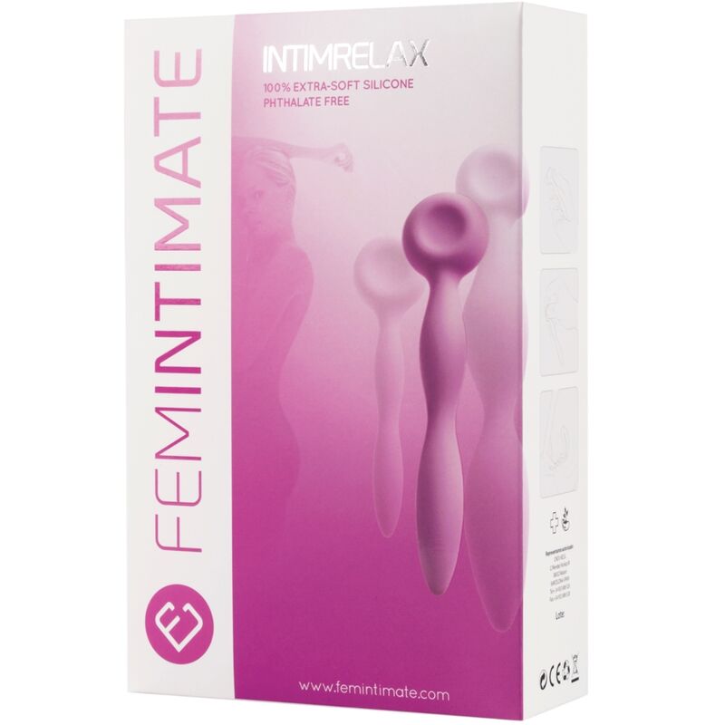 FEMINTIMATE - INTIMRELAX CONJUNTO 3 DILATADORES VAGINAIS