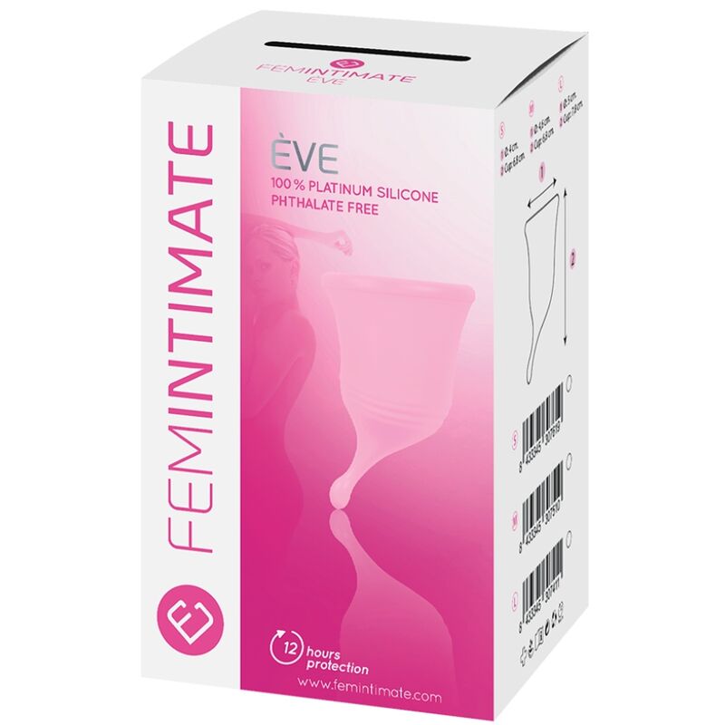 FEMINTIMATE - EVE NOVO COPO MENSTRUAL DE SILICONE - TAMANHO L