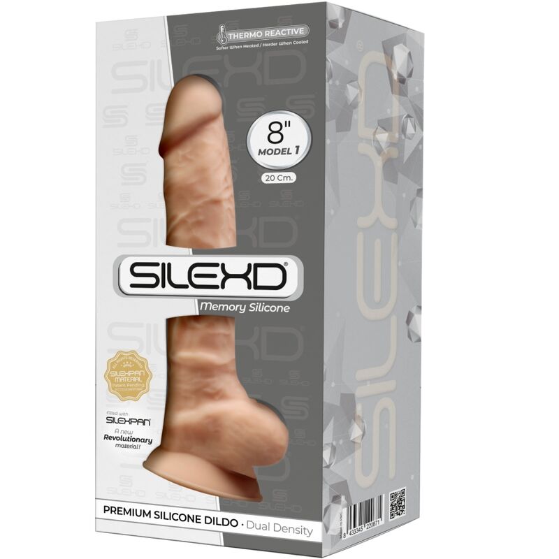 SILEXD - MODELO 1 PÊNIS REALÍSTICO PREMIUM SILEXPAN SILICONE 20 CM