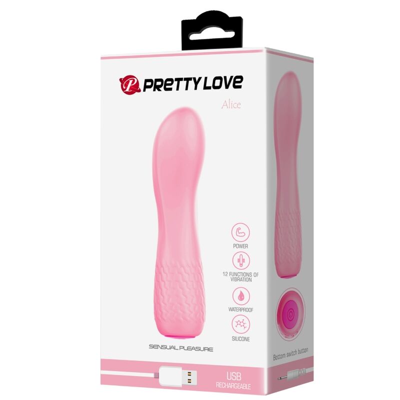 PRETTY LOVE - ALICE VIBRADOR RECARREGVEL PINK