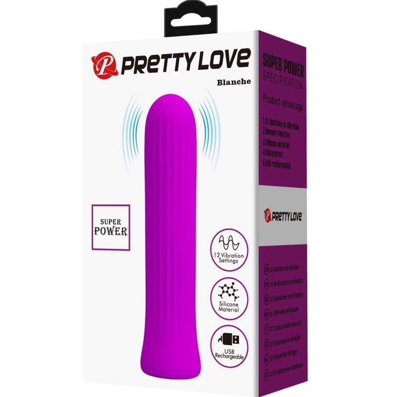 PRETTY LOVE - BLANCHE VIBRADOR ESTIMULADOR ROSA