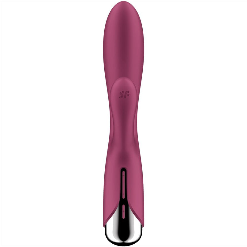 SATISFYER - COELHO GIRATÓRIO 1 CLITÓRIS E ESTIMULAO DE PONTO G VERMELHO