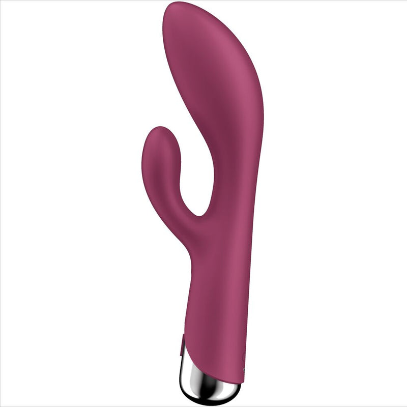 SATISFYER - COELHO GIRATÓRIO 1 CLITÓRIS E ESTIMULAO DE PONTO G VERMELHO